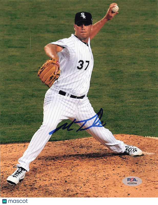 Matt Thornton Chicago White Sox Signed 8x10 Photo PSA