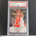 2008-09 Upper Deck First Edition #17 Jared Dudley Signed Card AUTO PSA Slabbed B