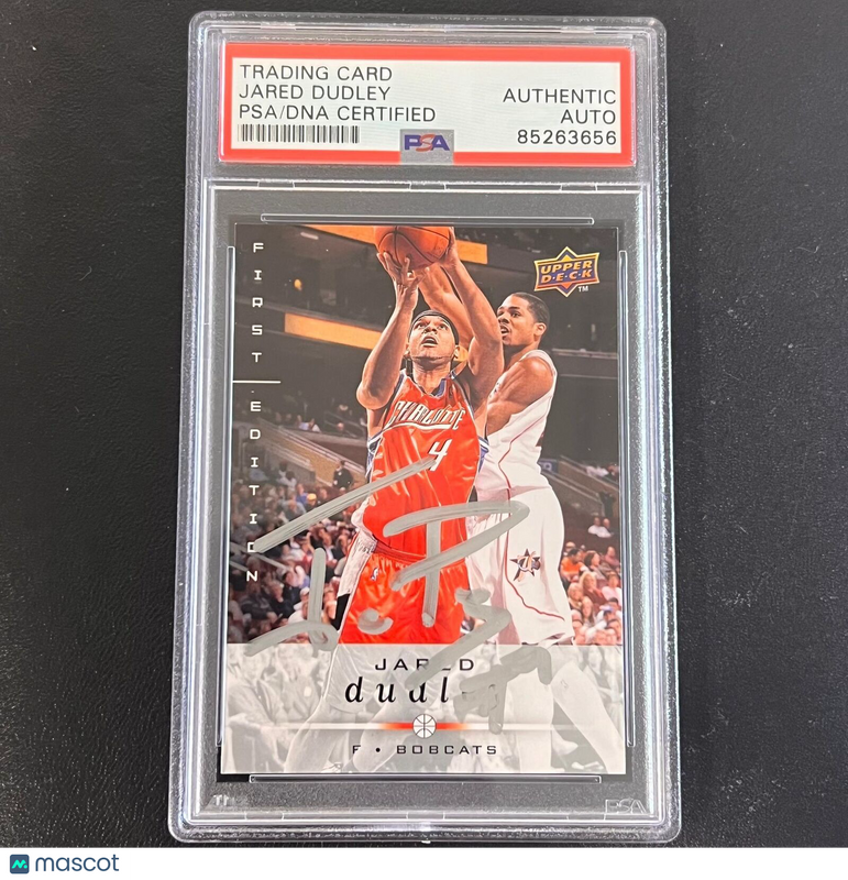 2008-09 Upper Deck First Edition #17 Jared Dudley Signed Card AUTO PSA Slabbed B