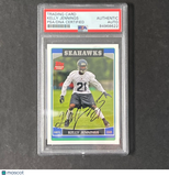 2006-2007 Topps RC #SEA12 Kelly Jennings Signed Card AUTO PSA Slabbed Seahawks R