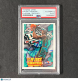 1997-98 Skybox NBA Hoops #49 Lindsey Hunter Signed Card AUTO PSA Slabbed Pistons