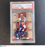 2021-22 Panini Mosaic #183 Reggie Jackson Signed Card AUTO PSA Slabbed Clippers