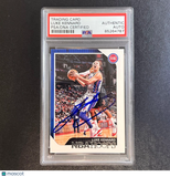 2018-19 NBA Hoops #124 Luke Kennard Signed Card AUTO PSA Slabbed Pistons