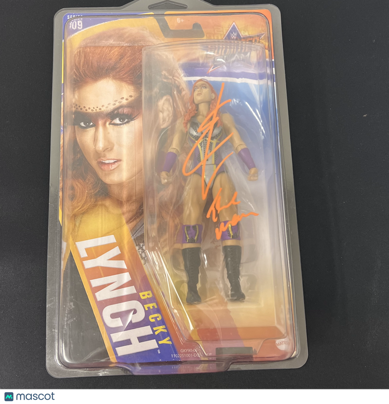Becky Lynch Signed Wrestling Action Figure PSA Autographed