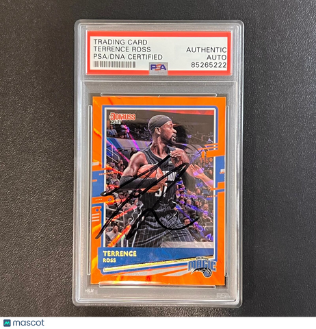 2020-21 Panini Donruss #50 Terrence Ross Signed Card AUTO PSA Slabbed Magic