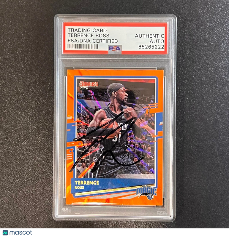 2020-21 Panini Donruss #50 Terrence Ross Signed Card AUTO PSA Slabbed Magic