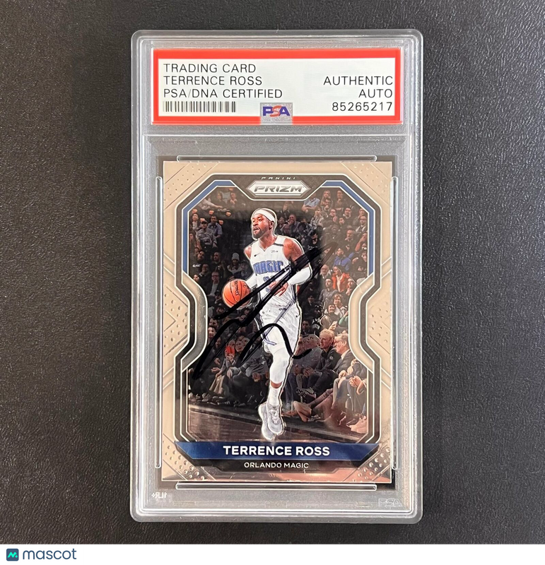 2020-21 Panini Prizm #33 Terrence Ross Signed Card AUTO PSA Slabbed Magic