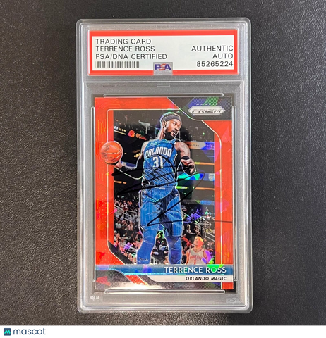 2018-19 Panini Prizm #149 Terrence Ross Signed Card AUTO PSA Slabbed Magic