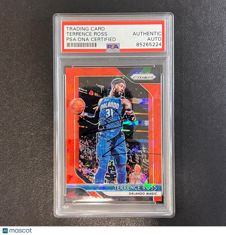 2018-19 Panini Prizm #149 Terrence Ross Signed Card AUTO PSA Slabbed Magic