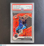 2020-21 Panini Mosaic #158 Will Barton Signed Card AUTO PSA Slabbed Nuggets