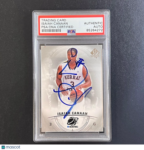 2013-14 Upper Deck SP Authentic #31 Isaiah Canaan Signed Card AUTO PSA Slabbed M