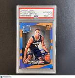 2017-18 Panini Donruss Rated Rookie #170 Frank Jackson Signed Card AUTO PSA Slab