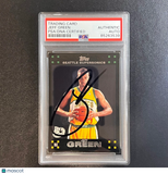 2007-08 Topps 50th Anniversary #115 Jeff Green Signed Card AUTO PSA/DNA Slabbed
