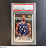 2007-08 Upper Deck First Edition #205 Jeff Green RC Signed Card AUTO PSA/DNA Sla