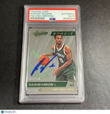 2015-16 Panini Absolute #166 Rashad Vaughn Signed Card AUTO PSA Slabbed RC Rooki