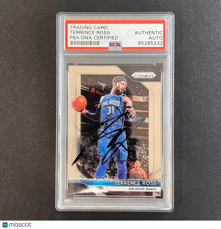 2018-19 Panini Prizm #149 Terrence Ross Signed Card AUTO PSA Slabbed Magic
