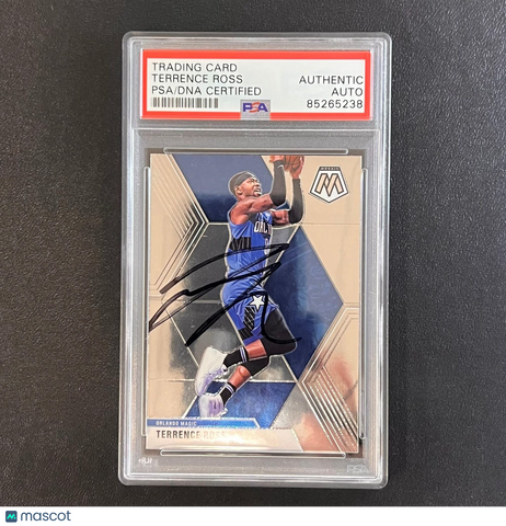 2019-20 Panini Mosaic #52 Terrence Ross Signed Card AUTO PSA/DNA Slabbed Magic