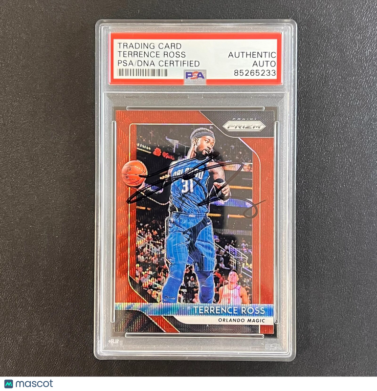 2018-19 Panini Prizm #149 Terrence Ross Signed Card AUTO PSA Slabbed Magic