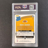 2018-19 Panini Donruss Rated Rookie #197 Moritz Wagner Signed Card AUTO PSA Slab