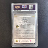 2007-08 Upper Deck First Edition #205 Jeff Green RC Signed Card AUTO PSA/DNA Sla