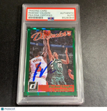 2015-16 Panini Donruss #13 Rashad Vaughn Signed Card AUTO PSA Slabbed RC Rookie