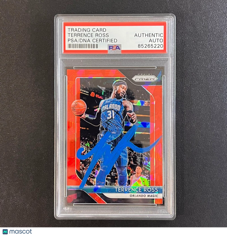 2018-19 Panini Prizm #149 Terrence Ross Signed Card AUTO PSA Slabbed Magic