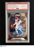 2017-18 Panini Prizm #95 Wesley Matthews Signed Card AUTO 10 PSA Slabbed Maveric