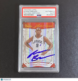 2009-10 Panini Studio Essence #195 Ronnie Brewer Signed Card AUTO PSA Slabbed Ja
