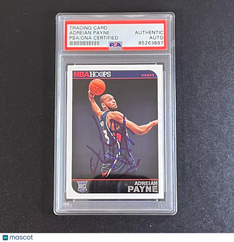 2014-15 Panini Hoops #274 Adreian Payne Signed Card AUTO PSA Slabbed RC Hawks