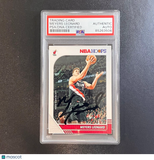 2019-20 Panini Hoops #161 Meyers Leonard Signed Card AUTO PSA Slabbed Heat