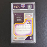 2009-10 Upper Deck Draft Edition #64 Marcus Thornton Signed Card AUTO PSA Slabbe