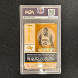 2015-16 Contenders Draft Picks #45 Derrick Favors Signed Card AUTO PSA Slabbed
