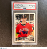 2011 Topps #301 Shelby Miller Signed Card PSA Slabbed AUTO River Bandits