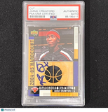 2004-05 Upper Deck #HCM-JC Jamal Crawford Signed Card AUTO PSA/DNA Slabbed Knick