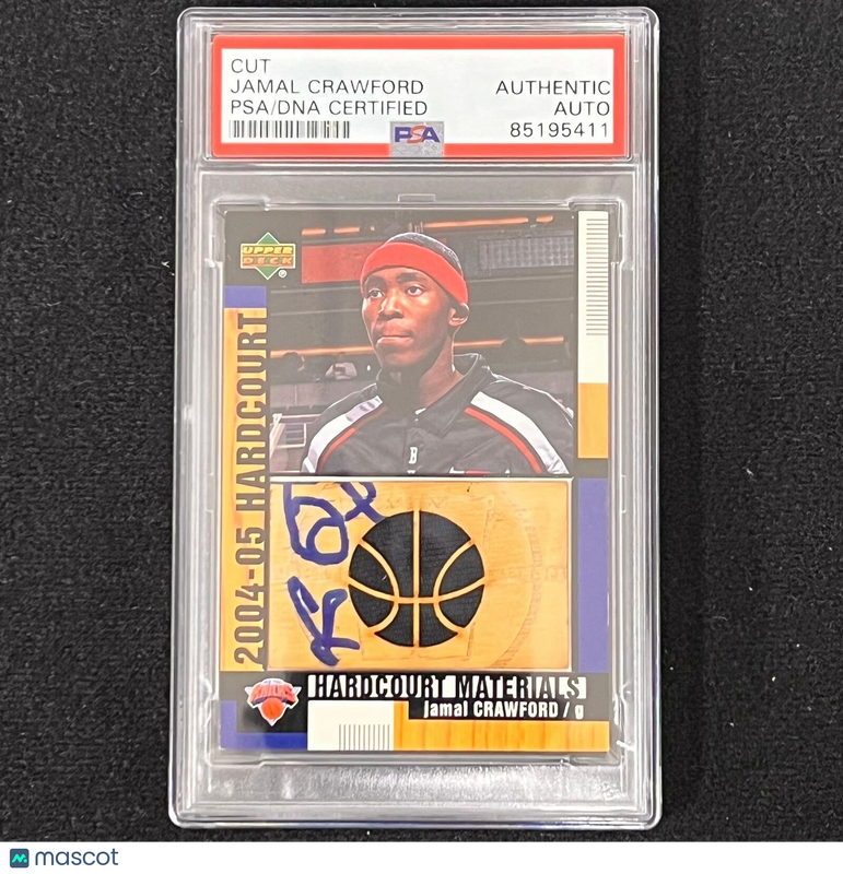 2004-05 Upper Deck #HCM-JC Jamal Crawford Signed Card AUTO PSA/DNA Slabbed Knick