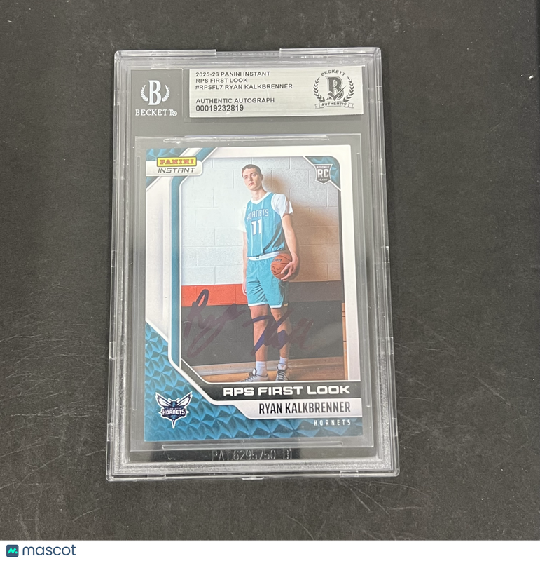 Ryan Kalkbrenner 2025-26 Panini Instant Basketball #RPSFL-7 Signed Card BAS Auto