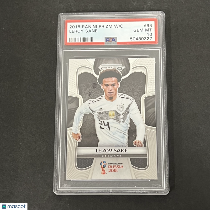 2018 Panini Prizm World Cup #93 Leroy Sane PSA 10