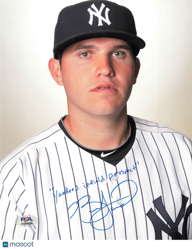 Brandon Laird New York Yankees Signed 8x10 Photo PSA