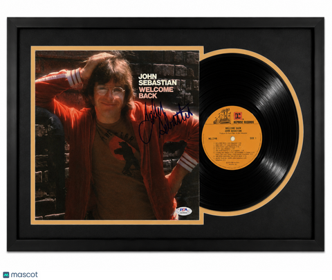 John Sebastian Signed Welcome Back Customed Framed Vinyl PSA Album Auth