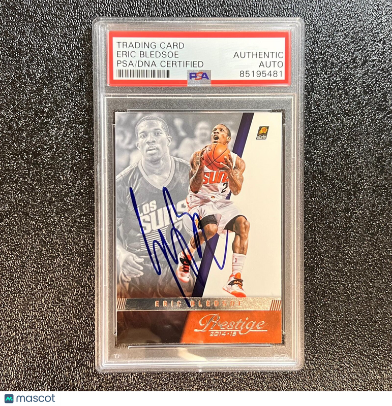 2014-15 Panini Prestige #20 Eric Bledsoe Signed Card PSA Slabbed Suns
