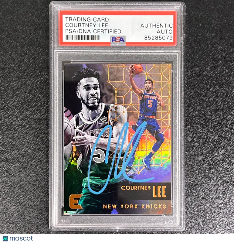 2017-18 Panini Essentials #194 Courtney Lee Signed Card AUTO PSA Slabbed Knicks