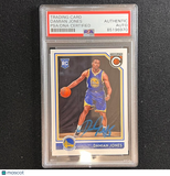 2016-17 Panini Complete #378 Damian Jones Signed Card AUTO PSA/DNA Slabbed GSW R