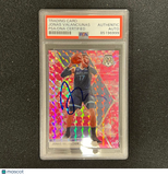 2019-20 Panini Mosaic #86 Jonas Valanciunas Signed Card AUTO PSA Slabbed Grizzli