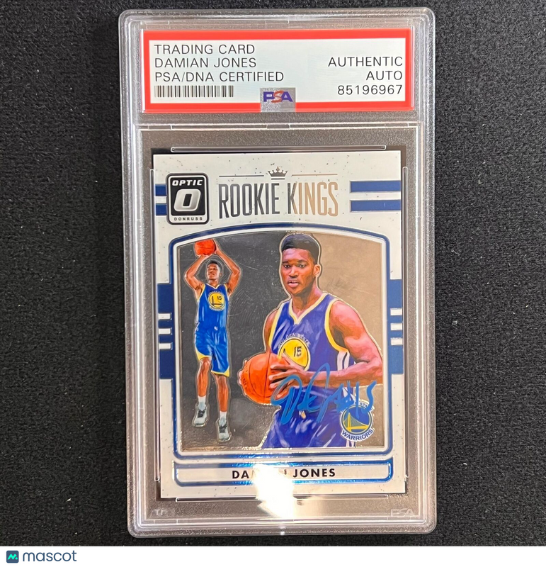 2016-17 Donruss Rookie Kings #25 Damian Jones Signed Card AUTO PSA/DNA Slabbed G