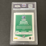 2021-22 Panini Donruss #50 Dillon Brooks signed card PSA Grizzlies