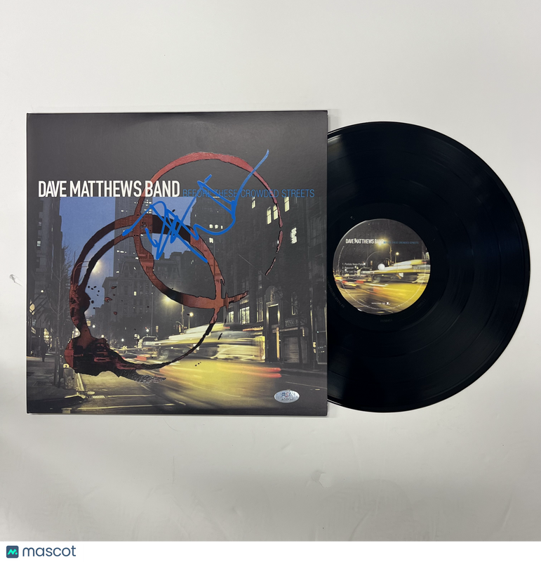 Dave Matthews Signed Before These Crowded Streets Album Vinyl Album PSA