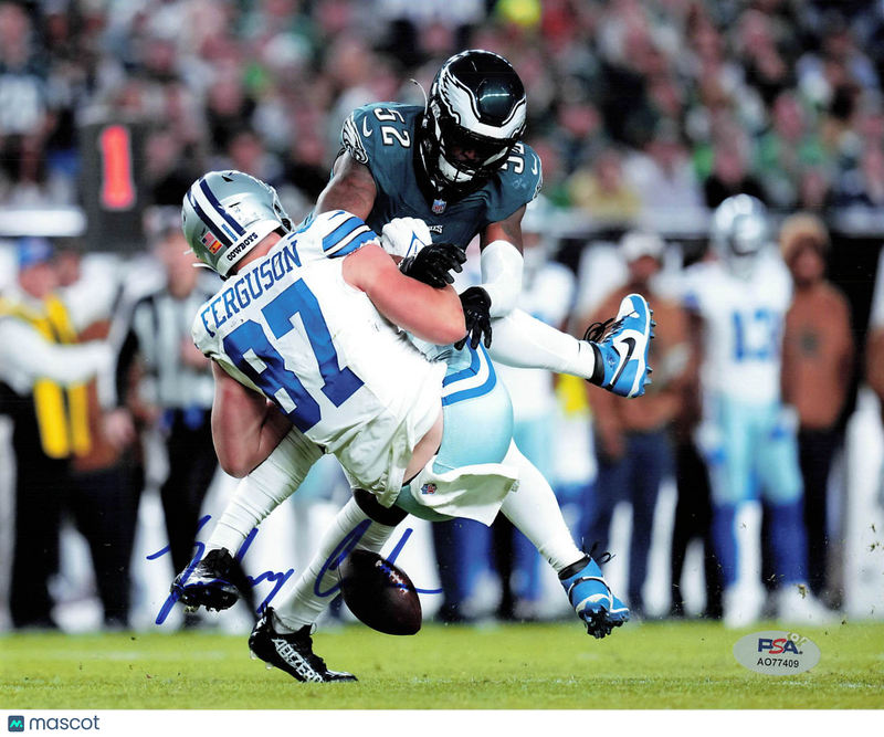 Zach Cunningham Signed 8x10 Photo PSA Philadelphia Eagles