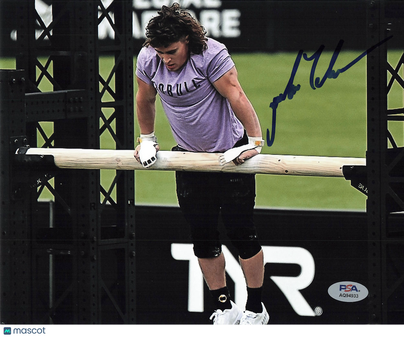Justin Medeiros signed 8x10 photo CrossFit PSA Autographed