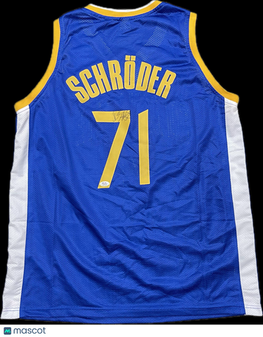 Dennis Schröder Signed Golden State Warriors Jersey PSA