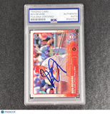 2015 Topps Series 1 #123 Ben Revere Signed Card Auto PSA Slabbed Phillies